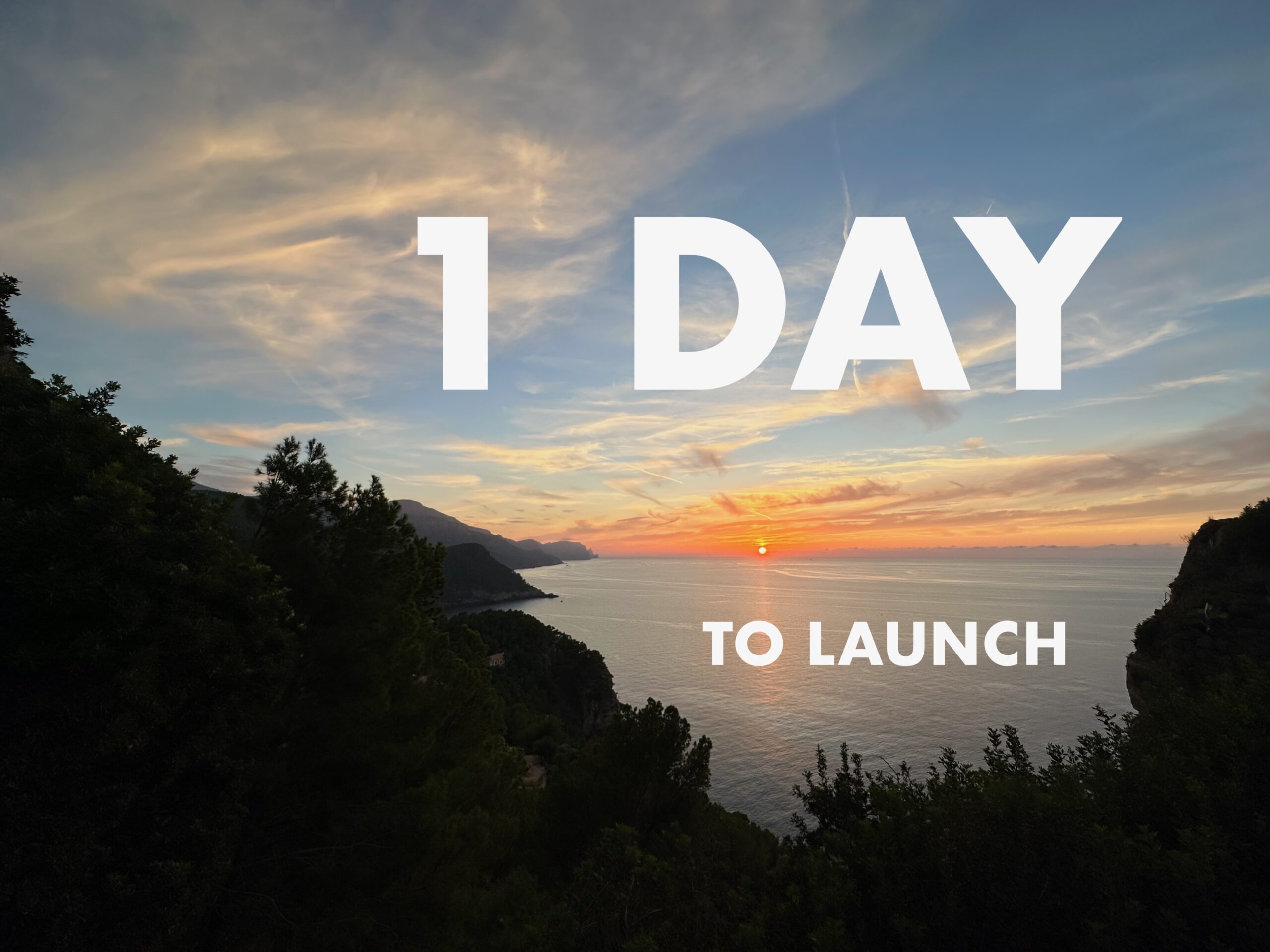 Countdown to launch:  Day 7 –  1 day left to launch