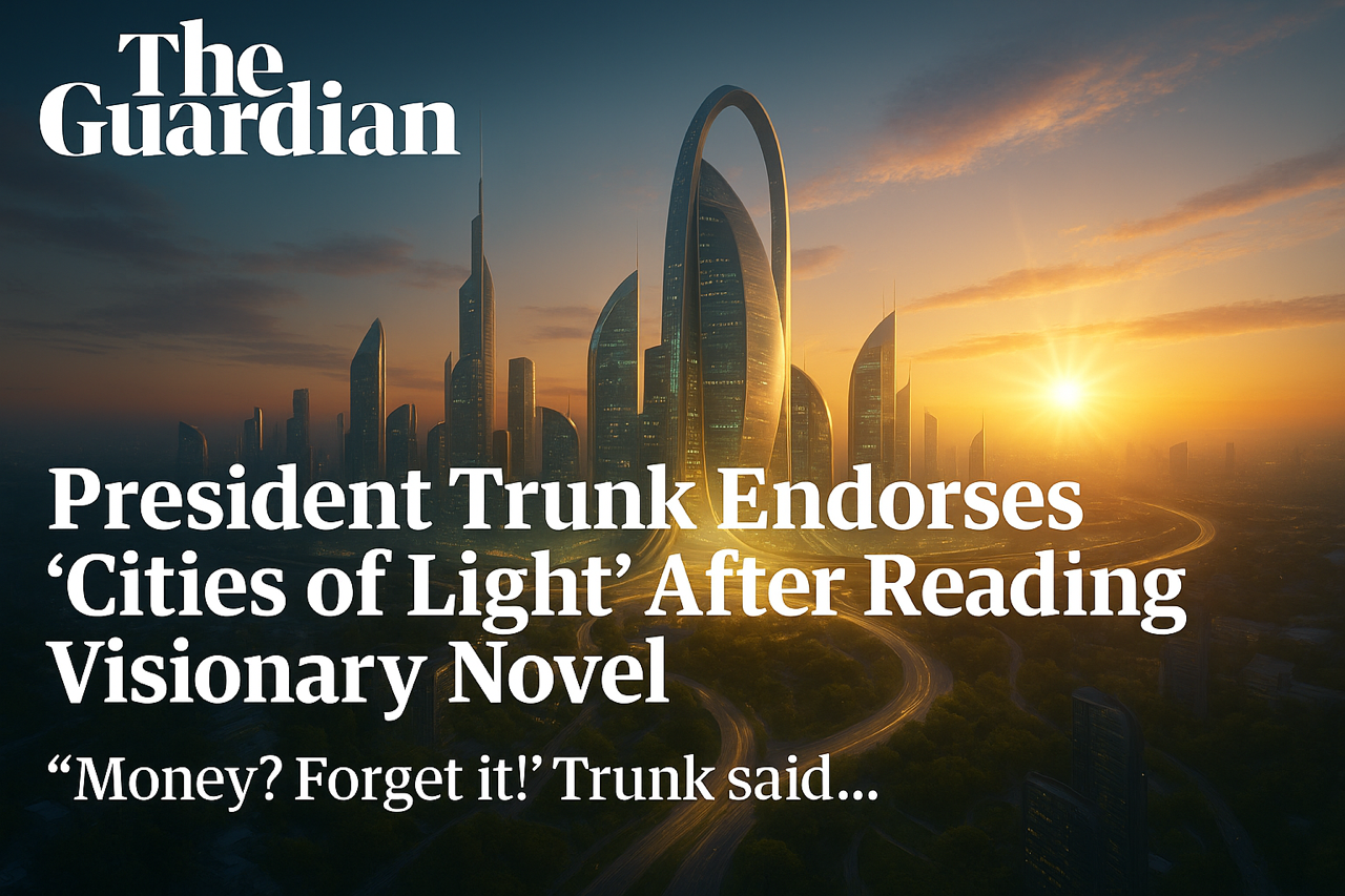 President Trunk Endorses “Cities of Light” After Reading Visionary Novel